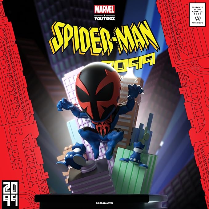 Youtooz Marvel Collection Spiderman 2099#1 5.1 inch Vinyl Figure, Collectible Miguel O'Hara Action Figure, Spiderman Figure, Spiderman Collectibles for Boys, Spiderman Action Figure - Figurio