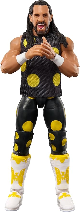 Mattel WWE Top Picks Elite Action Figure & Accessories Set, Seth Rollins 6-inch Collectible with Swappable Hands, Ring Gear & 25 Articulation Points - Figurio