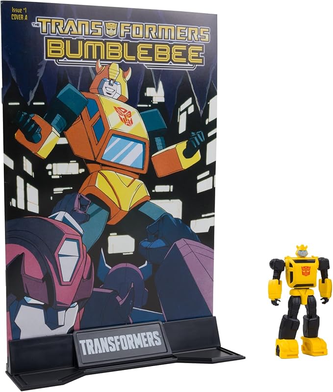 McFarlane Toys - Transformers Page Punchers 2pk Bumblebee and Wheeljack 3in Action Figures with 2 Comics - Figurio