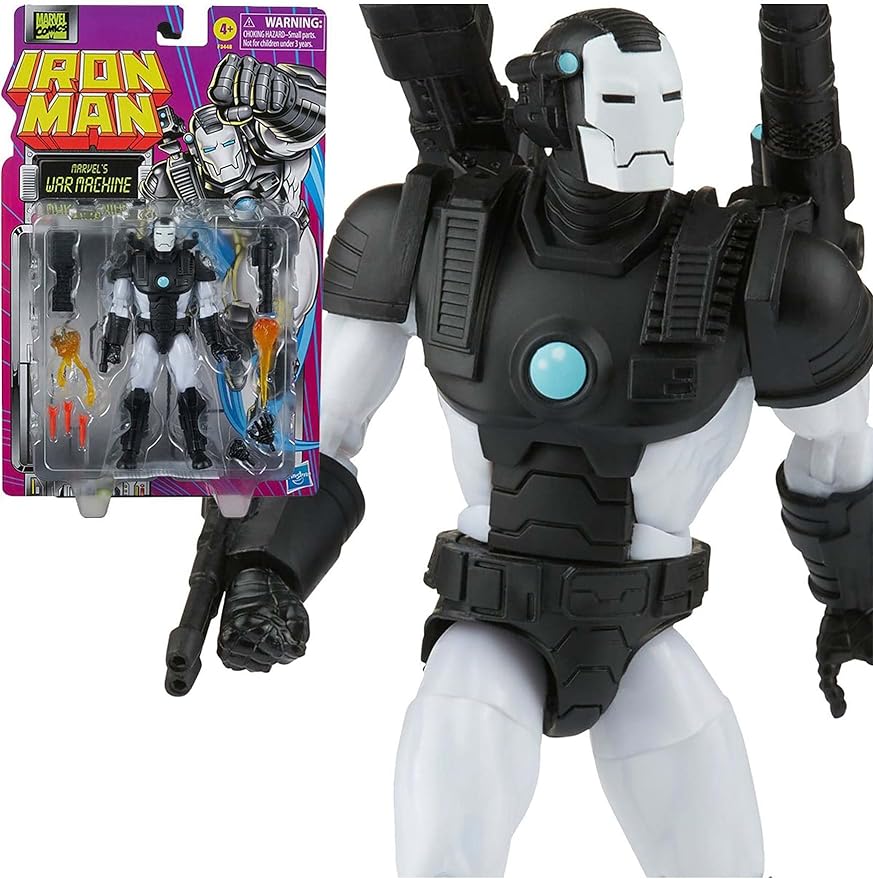 Marvel Legends Series War Machine 6-inch Action Figure Iron Man Toy, 6 Accessories, Multicolored, F3448 - Figurio