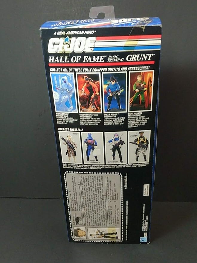 G.I. Joe Basic Training Grunt 12" Action Figure Hall of Fame - Figurio