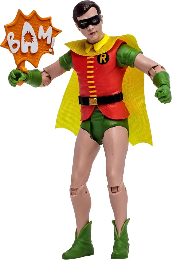 McFarlane Toys - DC Retro Robin (Batman 66') 6in Action Figure - Figurio