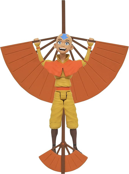 Diamond Select Toys Avatar The Last Airbender: Airbender Aang Action Figure, Multicolor - Figurio