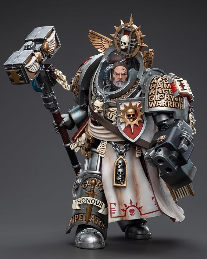 JOYTOY Warhammer 40K 1/18 Action Figures, Grey Knights Grand Master Voldus Perfect for Collectors & Decor, Ideal Gift for Birthdays, Christmas, Character Figure - JT6335 - Figurio