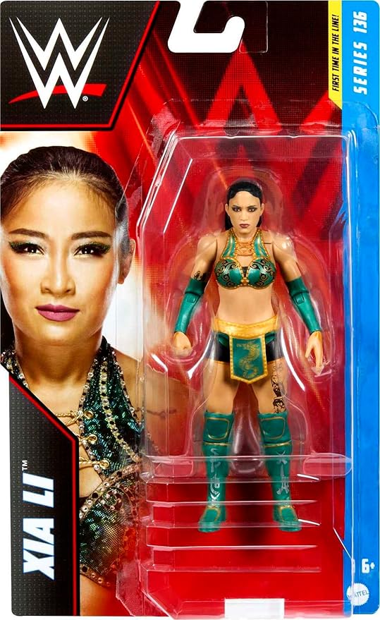 Mattel WWE Xia Li Basic Action Figure, 10 Points of Articulation & Life-like Detail, 6-inch Collectible - Figurio