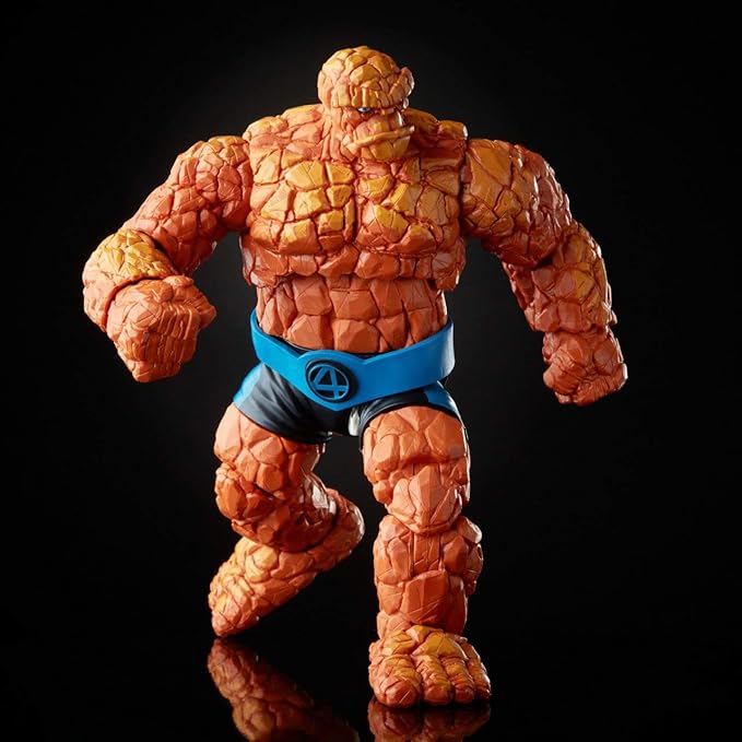 Marvel Legends Series Fantastic Four 6-inch Collectible Action Figure Thing Toy, Premium Design, 1 Accessory 2 Build-A-Figure Parts - Figurio