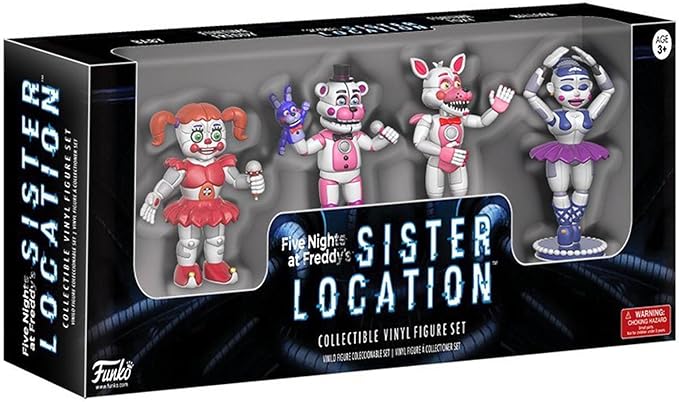 Funko 2" Action Figure Five Nights at Freddy's Sister Location Set 1 Action Figure - Figurio