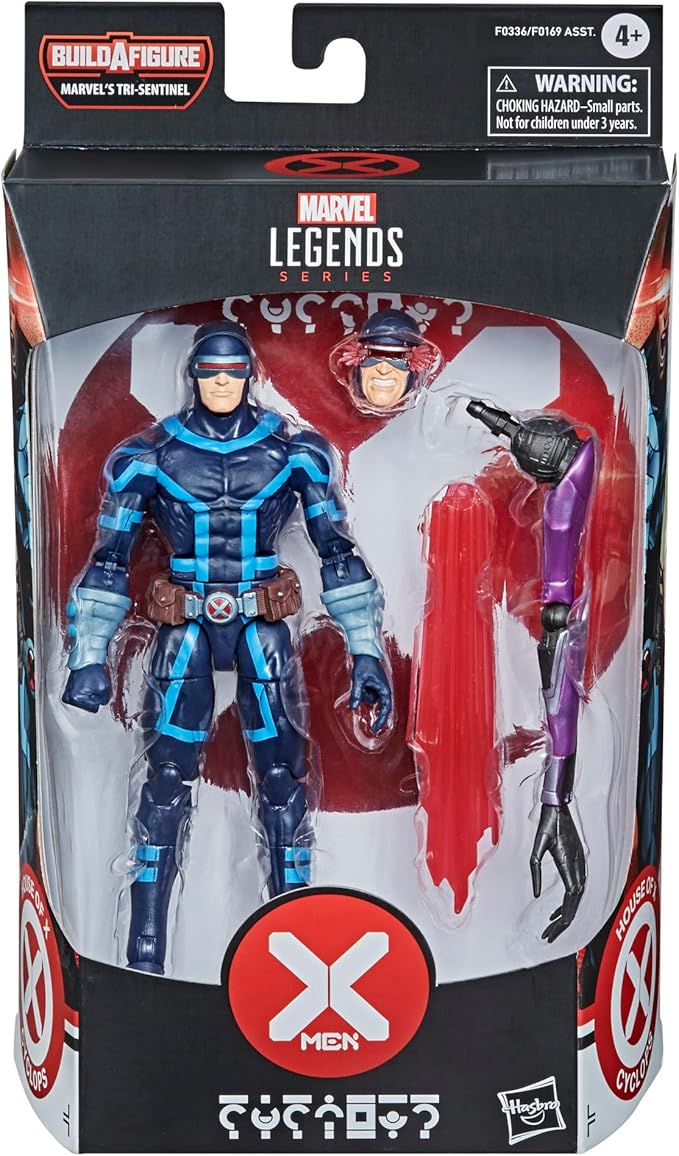 Marvel Hasbro Legends X-Men Series 6-inch Collectible Cyclops Action Figure Toy, Premium Detail and 2 Accessories, Ages 4 and Up - Figurio