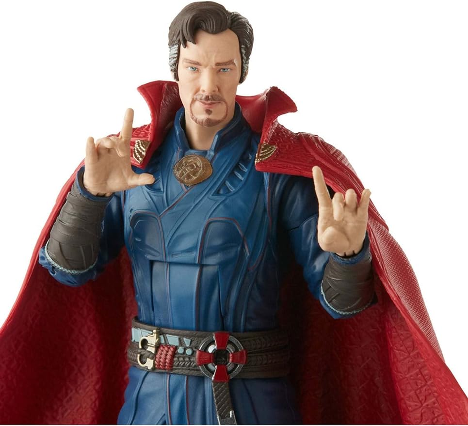 Marvel Legends Series Doctor Strange in The Multiverse of Madness 6-inch Collectible Doctor Strange Cinematic Universe Action Figure Toy,4 Accessories - Figurio