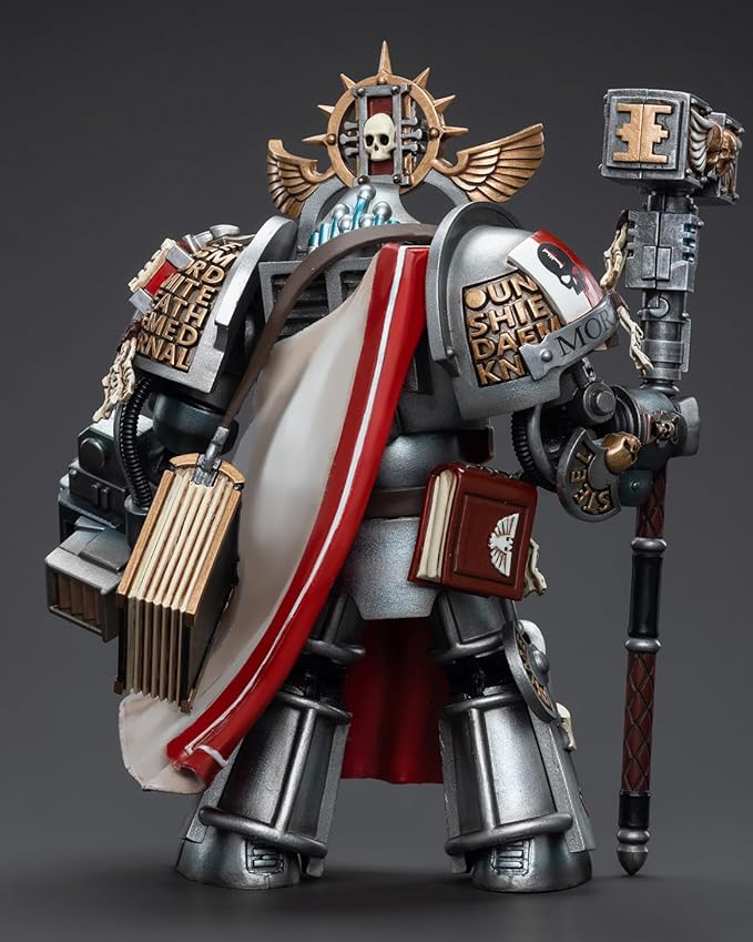 JOYTOY Warhammer 40K 1/18 Action Figures, Grey Knights Grand Master Voldus Perfect for Collectors & Decor, Ideal Gift for Birthdays, Christmas, Character Figure - JT6335 - Figurio