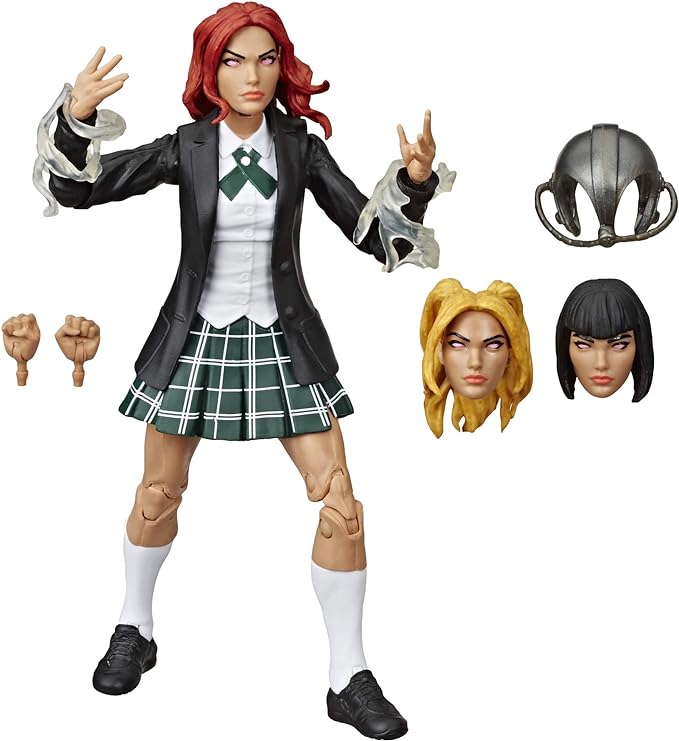 Marvel Hasbro Legends Series 6 Inch Collectible Action Figure Stepford Cuckoos Toy, Premium Design and 5 Accessories - Figurio