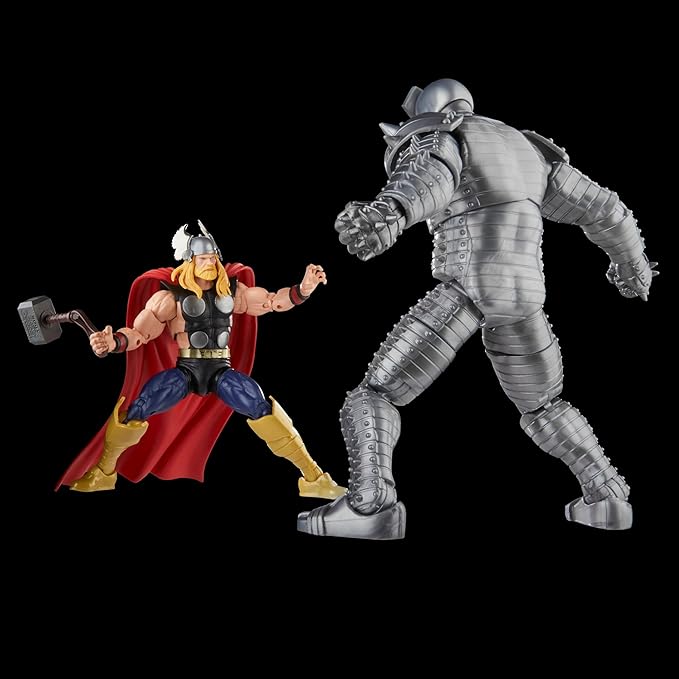 Marvel Legends Series Thor vs Destroyer, Avengers 60th Anniversary Collectible 6-Inch Action Figures, 5 Accessories - Figurio