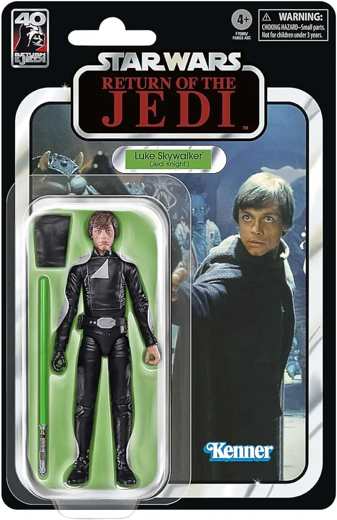 STAR WARS The Black Series Luke Skywalker (Jedi Knight), Return of The Jedi 40th Anniversary 6-Inch Collectible Action Figures - Figurio