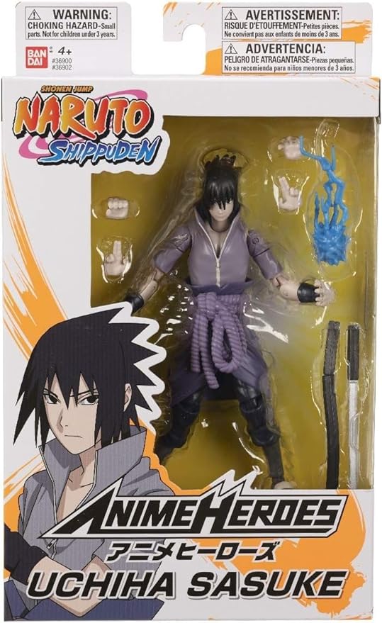 BANDAI 36902 Anime Heroes-Naruto 15cm Uchiha Sasuke-Action Figures - Figurio