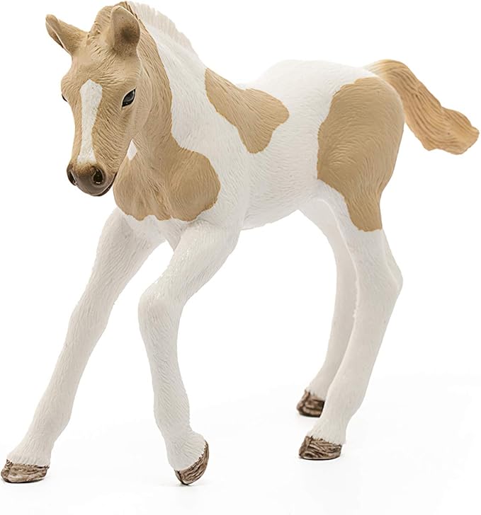 Schleich Horse Club, Realistic Horse Toys for Girls and Boys, Paint Horse Foal Spotted Horse Toy, Ages 5+ - Figurio