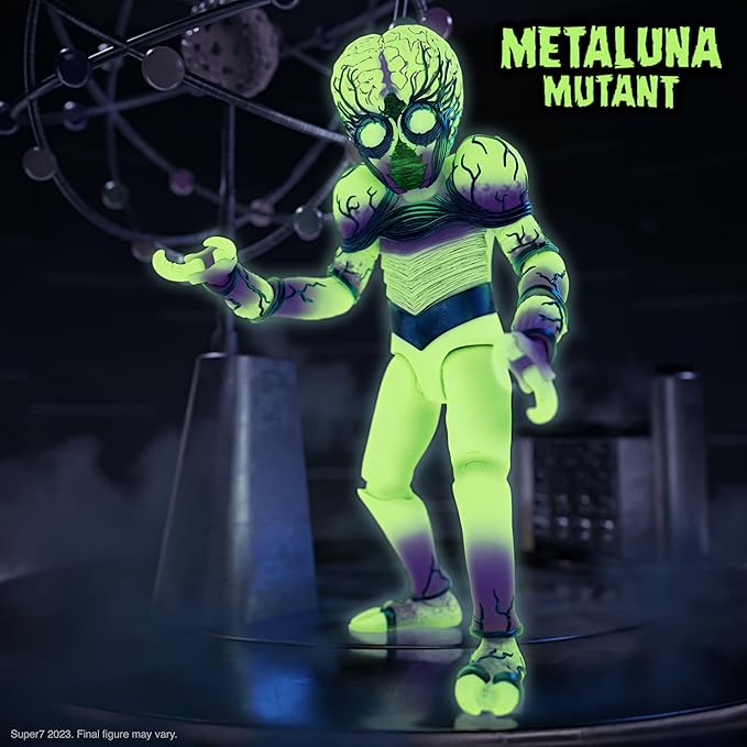 Super7 Ultimates Metaluna Mutant (Blue Glow in The Dark) - 7" Metaluna Mutant Action Figure Classic Science Fiction Movie Collectibles and Retro Toys - Figurio