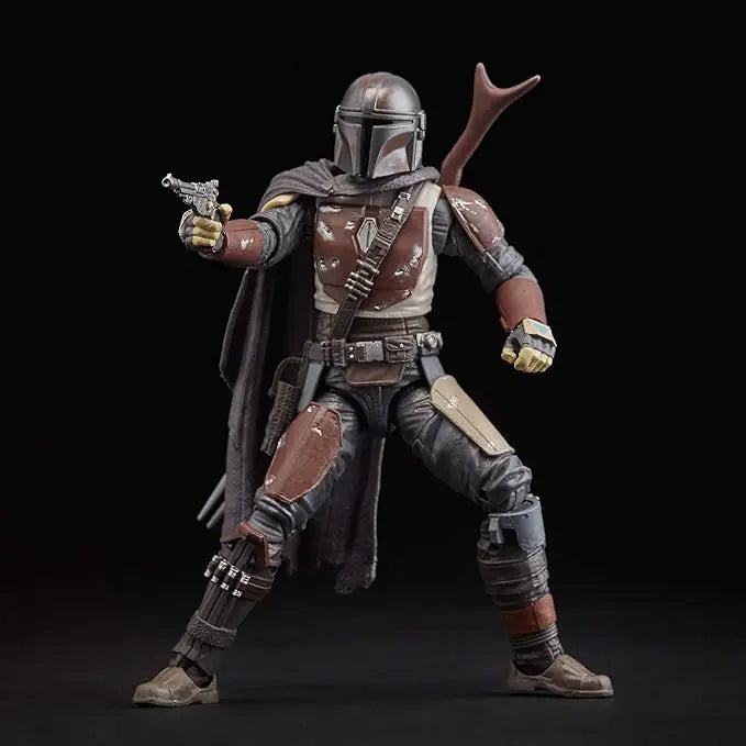 STAR WARS The Black Series The Mandalorian Toy 6" Scale Collectible Action Figure, Toys for Kids Ages 4 & Up - Figurio