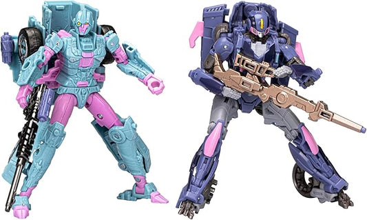 Transformers Toys Legacy Evolution Deluxe Senate Guard Autobot Javelin & Ascenticon Kaskade Deadeye Duel 2-Pack, Action Figures for Boys and Girls Ages 8 and Up (Amazon Exclusive) - Figurio