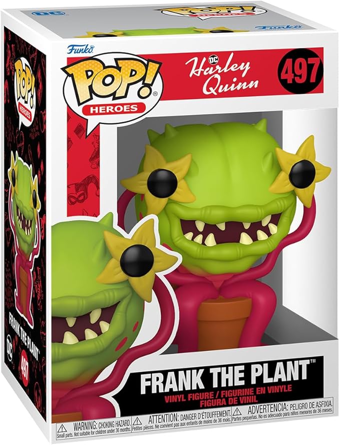 Funko Pop! Heroes: DC - Harley Quinn, Frank The Plant - Figurio