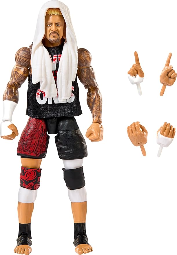 Mattel WWE Solo Sikoa Elite Collection Action Figure with Accessories, Articulation & Life-like Detail, Collectible Toy, 6-inch - Figurio