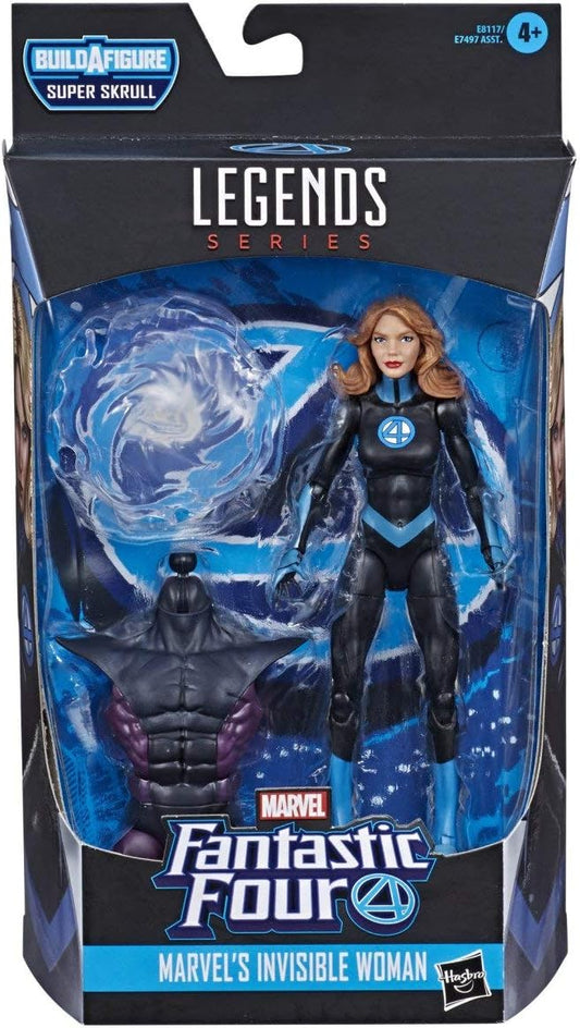 Marvel Legends Series Fantastic Four 6" Collectible Action Figure Invisible Woman Toy, 1 Accessory, 1 Build-A-Figure Part - Figurio