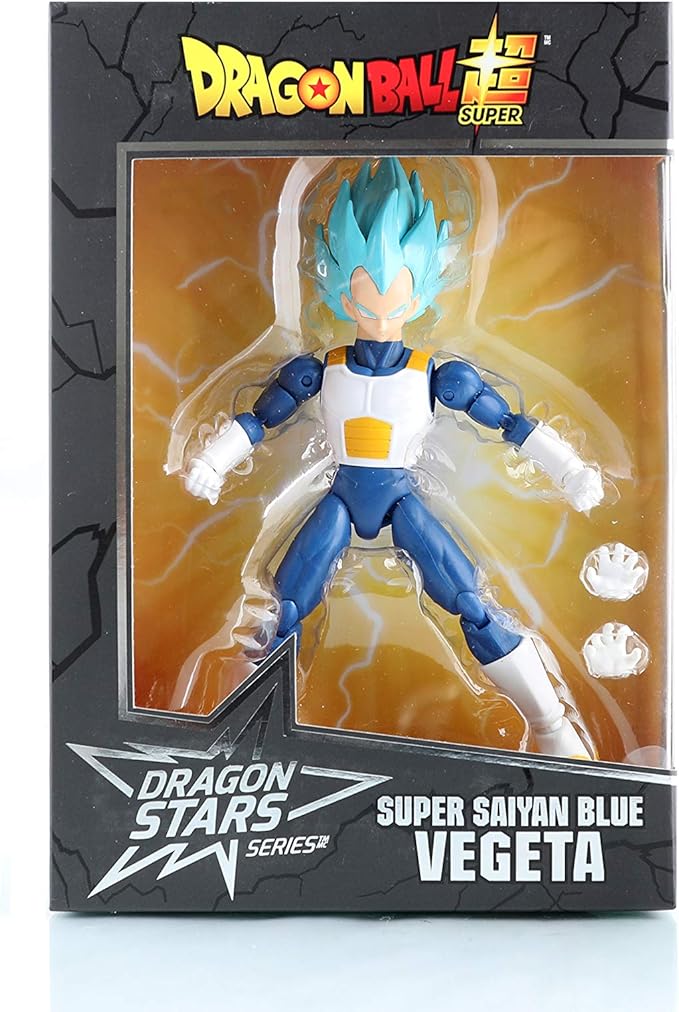 Dragon Ball Super - Dragon Stars - Super Saiyan Blue Vegeta Version 2, 6.5" Action Figure - Figurio