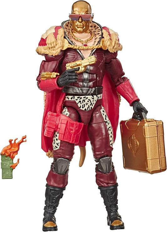 G.I. Joe Classified Series Profit Director Destro Action Figure 15 Premium Toy Multiple Accessories 15-cm-Scale with Custom Package Art - Figurio