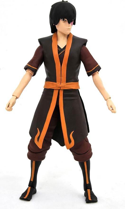 Diamond Select Toys Avatar The Last Airbender: Zuko Deluxe Action Figure, Multicolor - Figurio