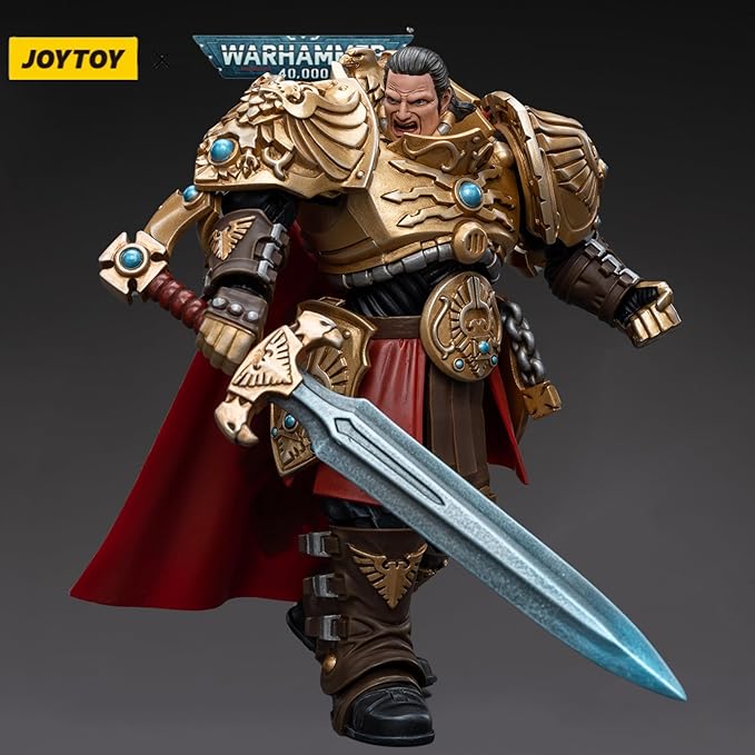 JOYTOY Warhammer 40K 1/18 Action Figure Adeptus Custodes Blade Champion Anime Collection Model Gift - Figurio