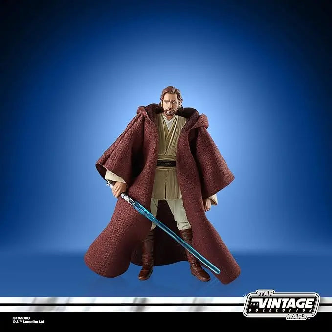 STAR WARS The Vintage Collection OBI-Wan Kenobi Toy VC31, 3.75-Inch-Scale Attack of The Clones Action Figure, Toys Kids 4 and Up - Figurio