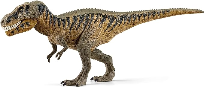 Schleich Dinosaurs Large Realistic Tarbosaurus Toy Figure - King Size Prehistoric World Dinosaur Movable Jaw Action Figure, Large Jurassic Planet Toy for Boys and Girls, Gift for Kids Age 4+ - Figurio