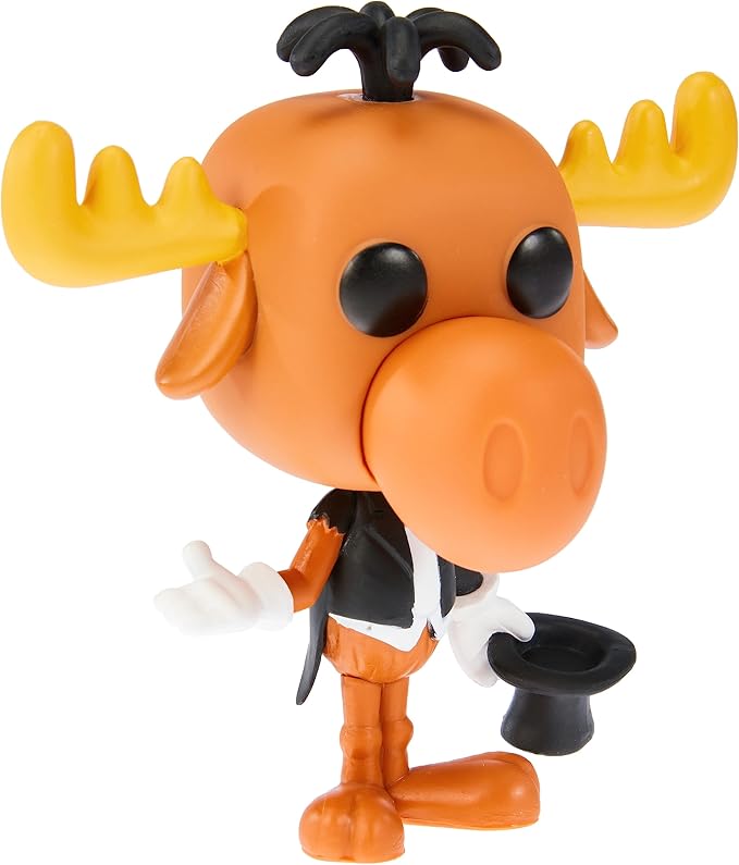 Funko Pop Animation: Rocky & Bullwinkle - Magician Bullwinkle Collectible Figure, Multicolor - Figurio