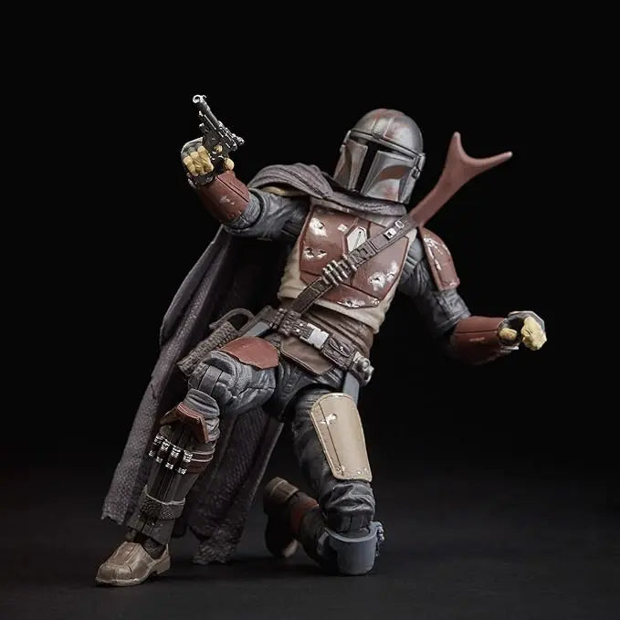 STAR WARS The Black Series The Mandalorian Toy 6" Scale Collectible Action Figure, Toys for Kids Ages 4 & Up - Figurio