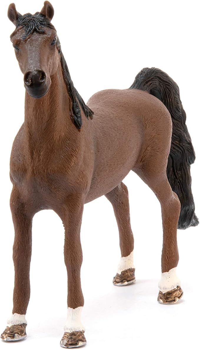 Schleich Horse Club, Horse Toys for Girls and Boys, American Saddlebred Gelding Horse Toy Figurine, Ages 5+ - Figurio