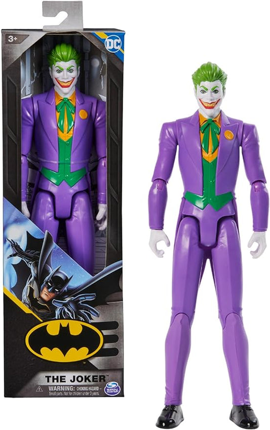 Spin Master Batman Toys Collection Flexible 12 Inch Joker Villain Action Figure for Children Ages 4 and Up - Figurio