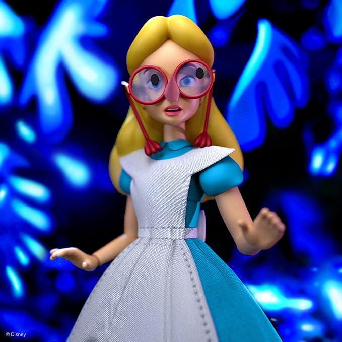 Super7 Ultimates! Disney Alice in Wonderland - 7" Disney Action Figure with Accessories Classic Disney Collectibles and Retro Toys - Figurio