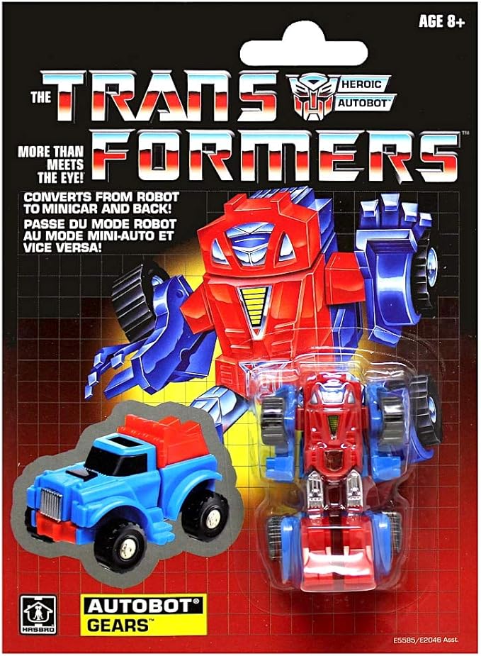 Transformers Autobot Gears Retro Mini Action Figure 3 Exclusive - Figurio