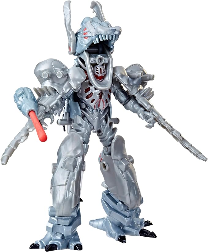 Marvel Mech Strike Mechasaurs, 4.5-Inch Ultron Primeval with T-R3X Mechasaur Action Figures, Super Hero Toys for Kids Ages 4 and Up - Figurio