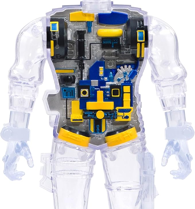 Super7 G.I. Joe Super Cyborg Cobra B.A.T. (Clear) Action Figure, Multicolor - Figurio