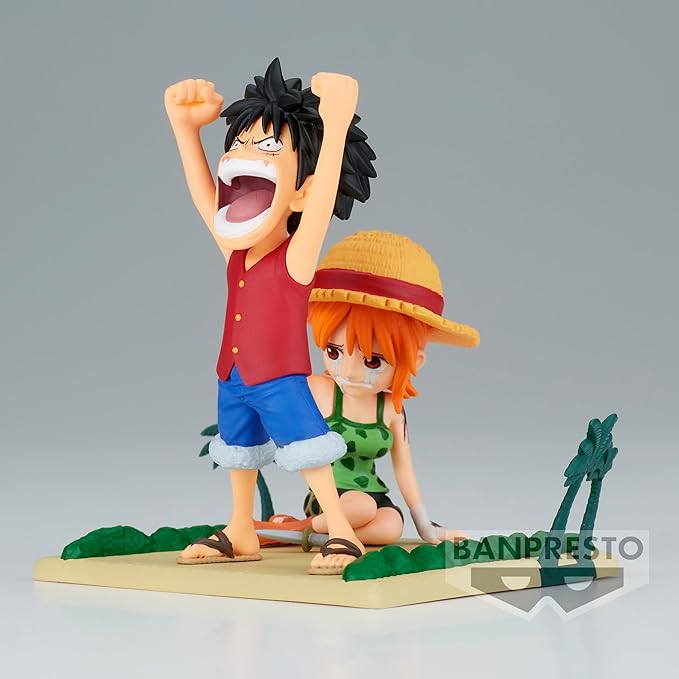 Banpresto - One Piece - Log Stories - Luffy & Nami, Bandai Spirits World Collectable Figure - Figurio