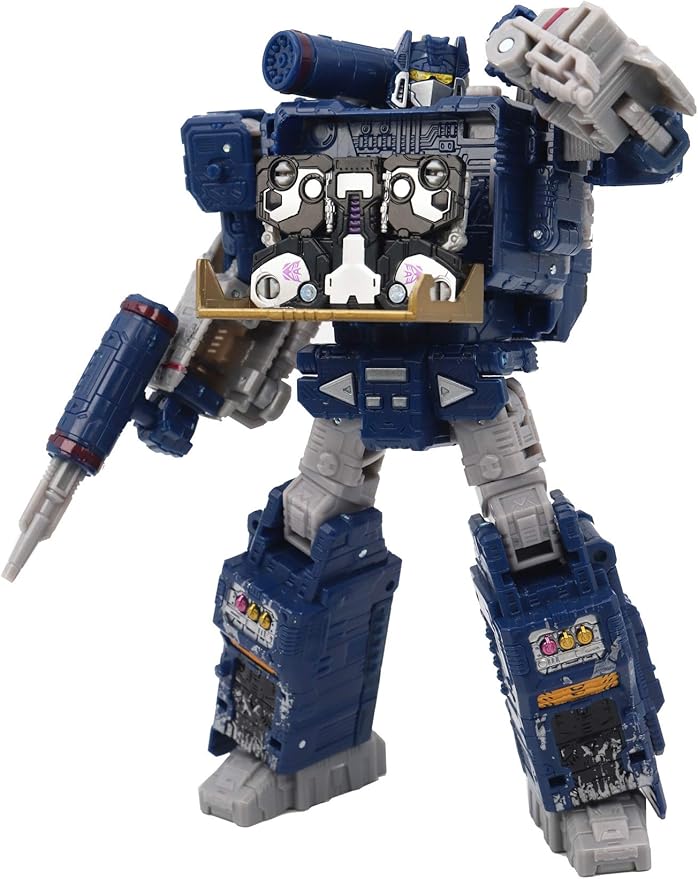 Transformers Toys Generations War for Cybertron Voyager Wfc-S25 Soundwave Action Figure - Siege Chapter - Adults & Kids Ages 8 & Up, 7" - Figurio