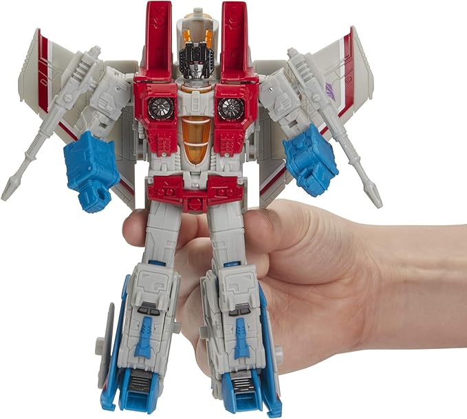 Transformers Toys Generations War for Cybertron: Earthrise Voyager WFC-E9 Starscream Action Figure - Kids Ages 8 and Up, 7-inch - Figurio