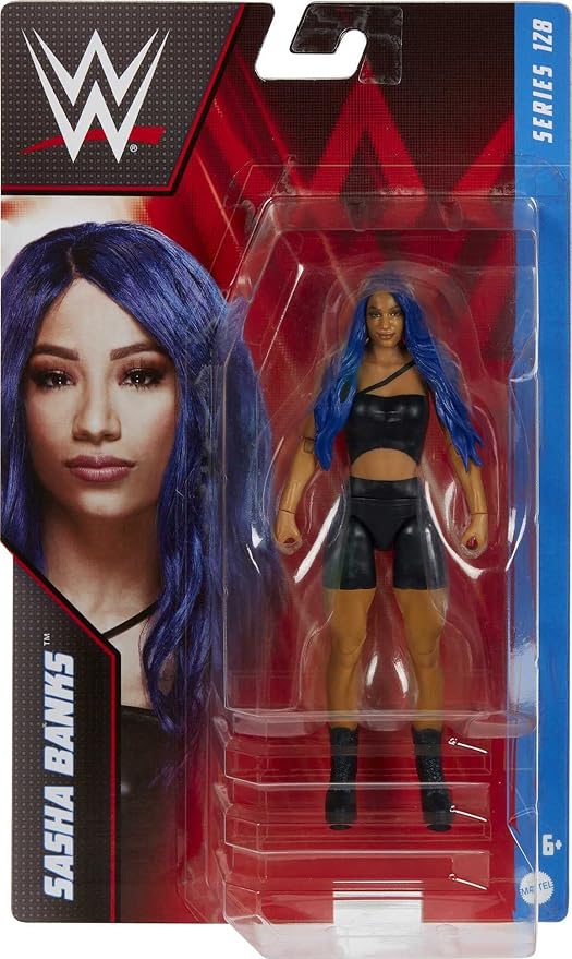 Mattel WWE Sasha Banks Basic Action Figure, Posable 6-inch Collectible for Ages 6 Years Old & Up - Figurio