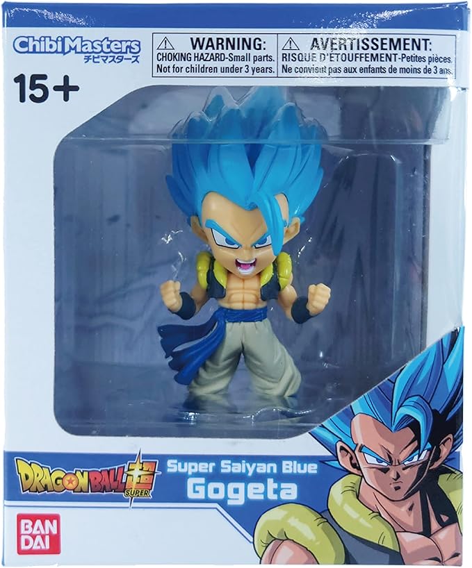 BANDAI Chibi Masters Dragon Ball: Super Saiyan Blue Gogeta - Figurio