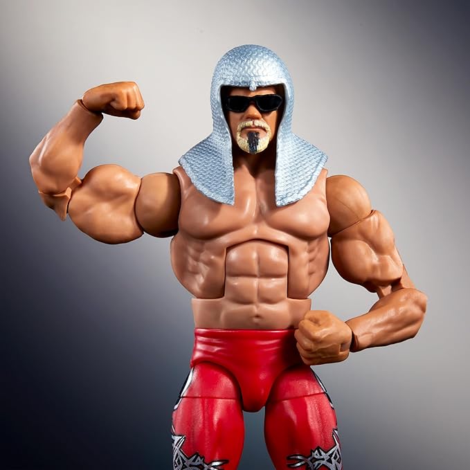 Mattel WWE Elite Action Figure & Accessories, 6-inch Collectible Scott Steiner with 25 Articulation Points, Life-Like Look & Swappable Hands - Figurio