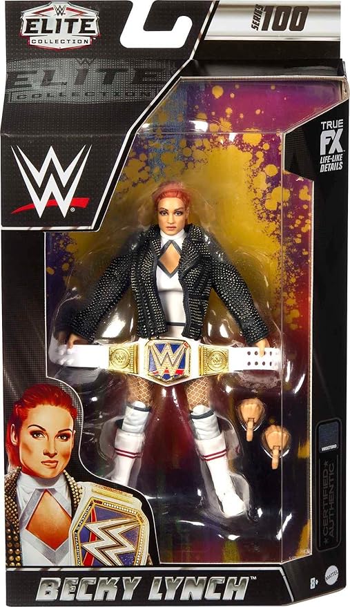 Mattel WWE Becky Lynch Elite Collection Action Figure, Deluxe Articulation & Life-like Detail with Iconic Accessories, 6-inch - Figurio