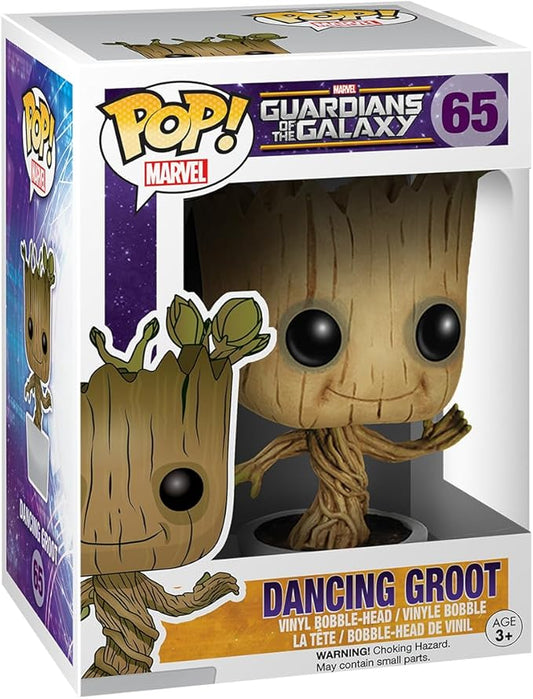 Funko Pop! Marvel: Dancing Groot Bobble Action Figure - Figurio