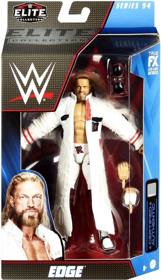 Mattel WWE Edge Elite Collection Action Figure, 6-inch Posable Collectible Gift for WWE Fans Ages 8 Years Old & Up - Figurio