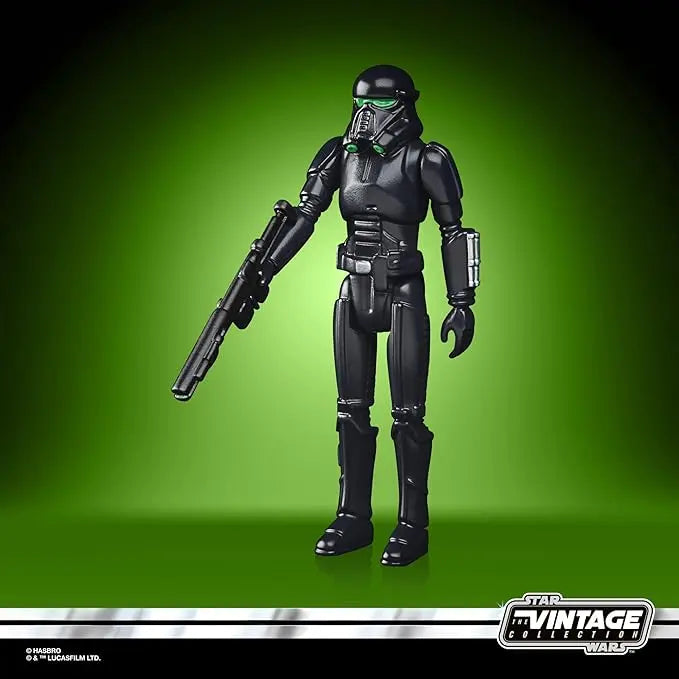 STAR WARS Retro Collection Imperial Death Trooper Toy 3.75-Inch-Scale The Mandalorian Collectible Action Figure, Kids 4 and Up - Figurio