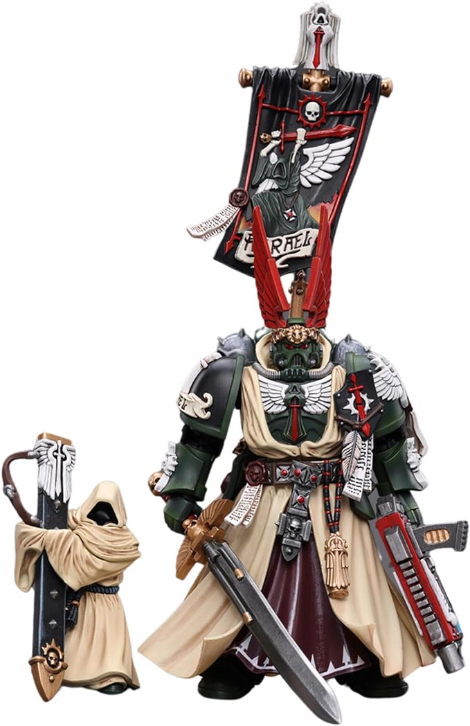 JOYTOY 1/18 Warhammer 40,000 Action Figure Dark Angels Supreme Grand Master Azrael Anime Collection Model Gift - Figurio